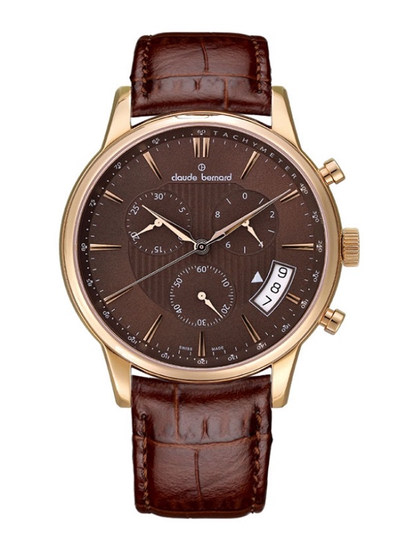 Ceas Claude Bernard Classic Chronograph 01002-37R-BRIR