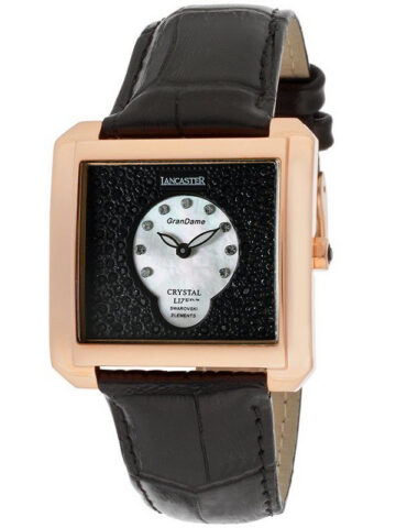 LANCASTER GRANDAME CARRE ROSE LEATHER 0635L/Z/RG/NR/BN