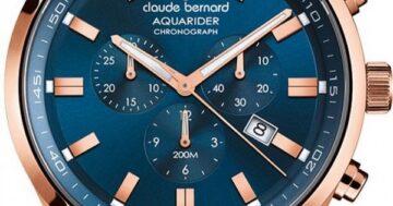 CLAUDE BERNARD AQUARIDER CHRONOGRAPH 10222-37RC-BUIR1