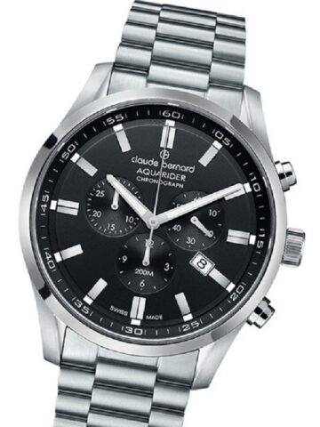 10222-3m-nv-3 CLAUDE BERNARD AQUARIDER CHRONOGRAPH 10222-3M-NV