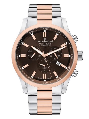 CLAUDE BERNARD AQUARIDER CHRONOGRAPH 10222-357RM-BRIR1