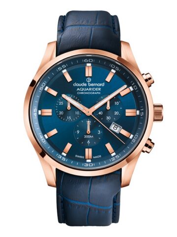 CLAUDE BERNARD AQUARIDER CHRONOGRAPH 10222-37RC-BUIR1