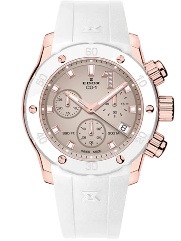 EDOX CO-1 Chronolady 10255-37RBCAB-BEIDR