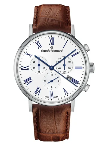 CLAUDE BERNARD SLIM LINE QUARTZ CHRONO 10258-3-BRBU