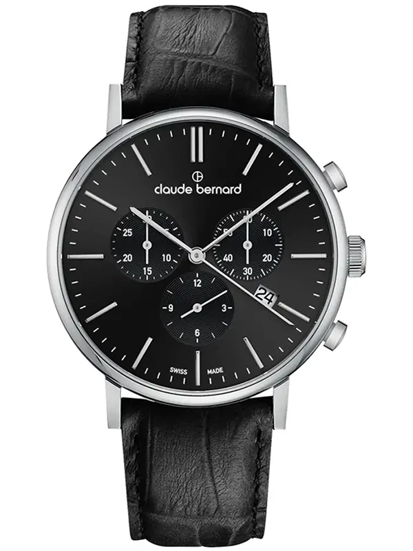 Ceas Claude Bernard Slim Line Quartz Chrono 10258-3-NIN