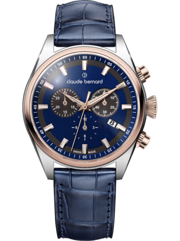 CLAUDE BERNARD PROUD HERITAGE Quartz Chrono 10259-357RC-BUGIR