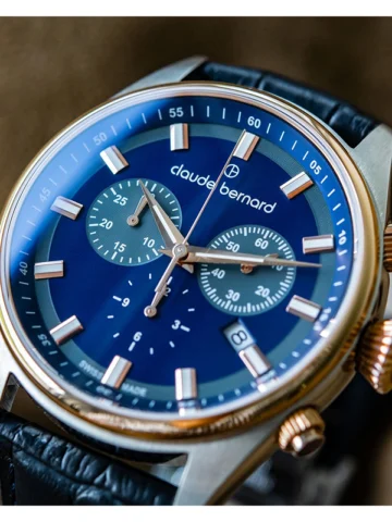 CLAUDE BERNARD PROUD HERITAGE Quartz Chrono 10259-357RC-BUGIR