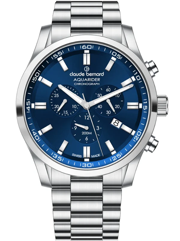 Часы Claude Bernard Aquarider Chronograph 10262-3M-BUIN