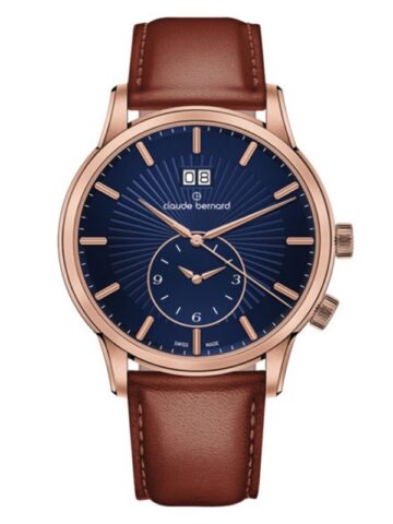 CLAUDE BERNARD JOLIE CLASSIC 2 TIME ZONEE 62007-37R-BUIR