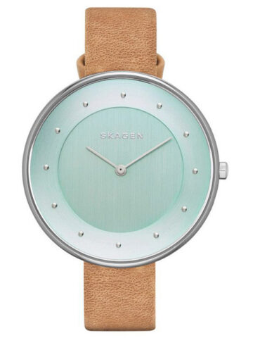 11-15 SKAGEN GITTE LIGHT BROWN LEATHER SKW2327