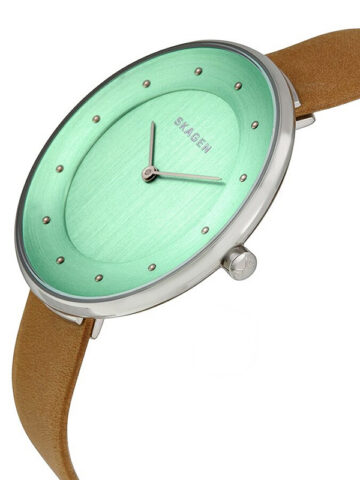 11-2-1 SKAGEN GITTE LIGHT BROWN LEATHER SKW2327