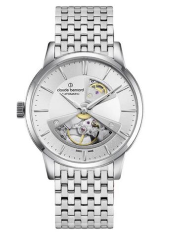 141-1 CLAUDE BERNARD CLASSIC AUTOMATIC 3 HANDS OPEN HEART 85017-3M-AIN2