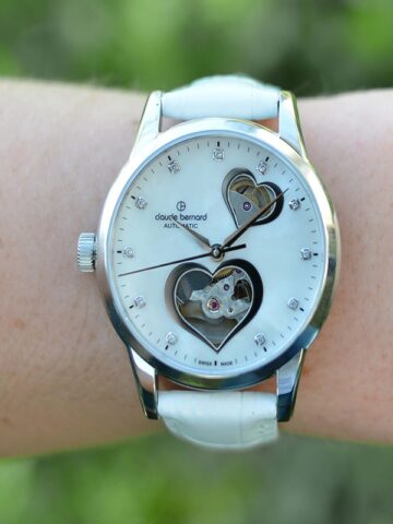 CLAUDE BERNARD CLASSIC AUTOMATIC OPEN HEART 85018-3-NAPN2