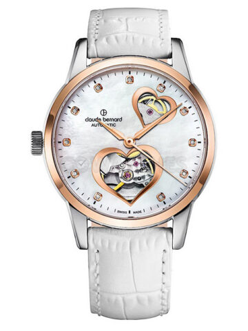 144a CLAUDE BERNARD CLASSIC AUTOMATIC OPEN HEART 85018-357R-NAPR2