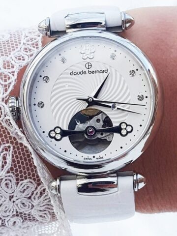 CLAUDE BERNARD DRESS CODE AUTOMATIC OPEN HEART 85022-3-APN