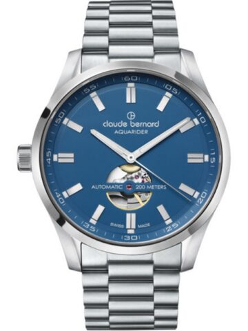 CLAUDE BERNARD AQUARIDER AUTOMATIC OPEN HEART 85026-3M-BUIN
