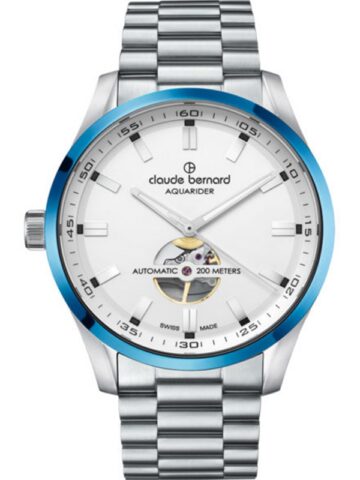 160 CLAUDE BERNARD AQUARIDER AUTOMATIC OPEN HEART 85026-3MBU-BUIN