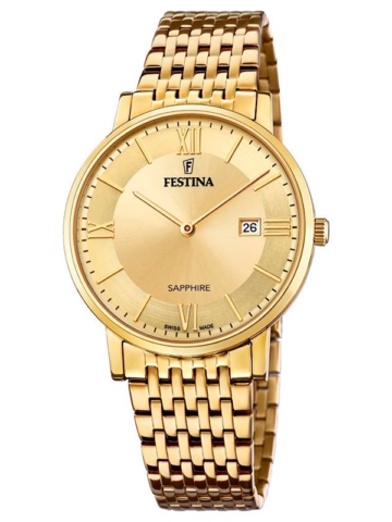 2-106 FESTINA GOLDEN SWISS MADE F20020/2
