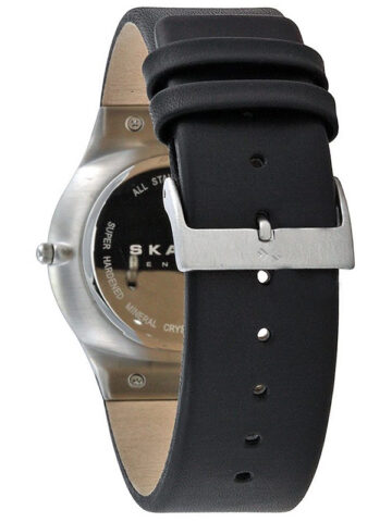 SKAGEN GRENEN BLACK LEATHER 233XXLSLB