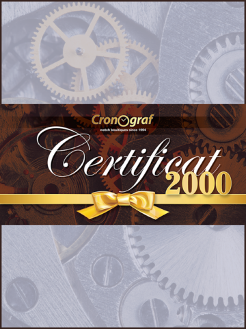 2000- CERTIFICAT CADOU 2000