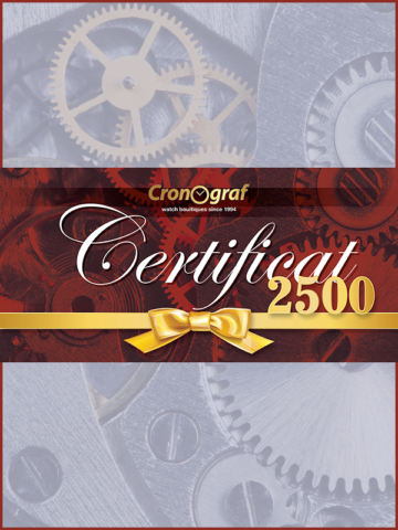 2500- CERTIFICAT CADOU 2500