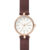 36-9 SKAGEN SIGNATUR MAROON LEATHER SKW2641