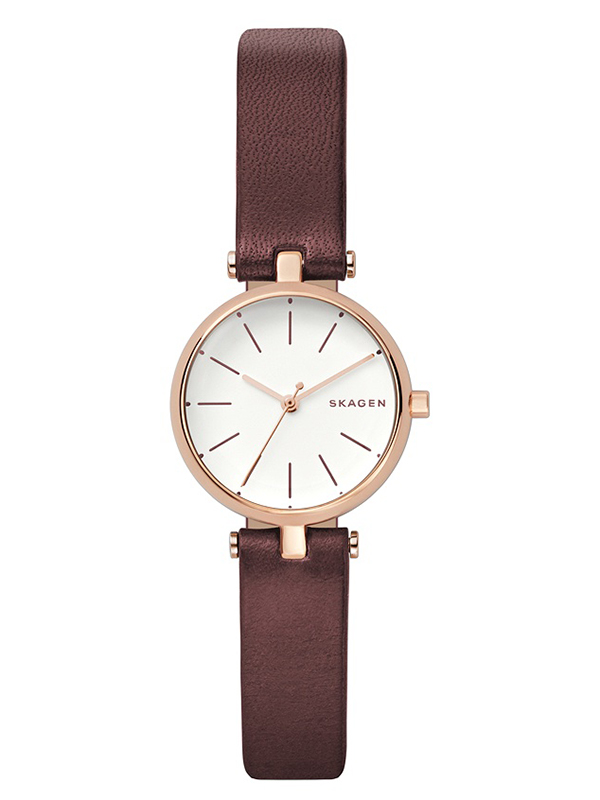 Часы Skagen Signatur Maroon Leather SKW2641