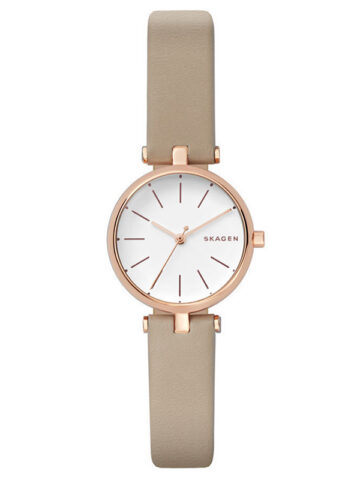 SKAGEN SIGNATUR BEIGE LEATHER SKW2643