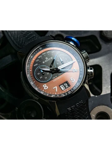 EDOX CHRONORALLY 38003-TINBU-BRNBU