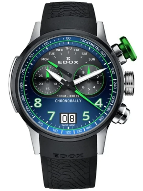 Часы Edox Chronorally 38003-TINV-BUNV