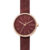 39-8 SKAGEN SIGNATUR MAROON LEATHER SKW2646