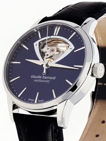 CLAUDE BERNARD CLASSIC AUTOMATIC 3 HANDS OPEN HEART 85017-3-BUIN3