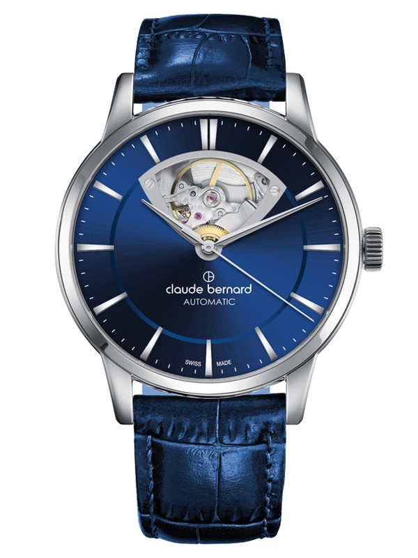 Ceas Claude Bernard Classic Automatic 3 Hands Open Heart 85017-3-BUIN3