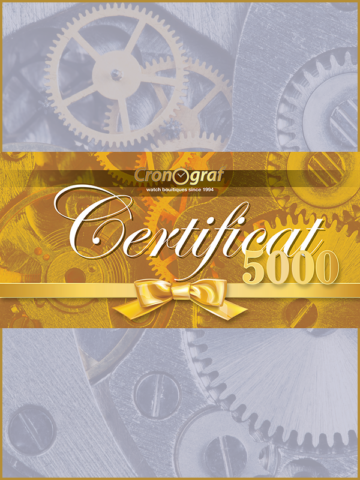 5000- Certificat 5000 лей