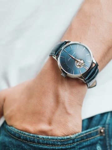 CLAUDE BERNARD CLASSIC AUTOMATIC OPEN HEART 85018-3-BUIN