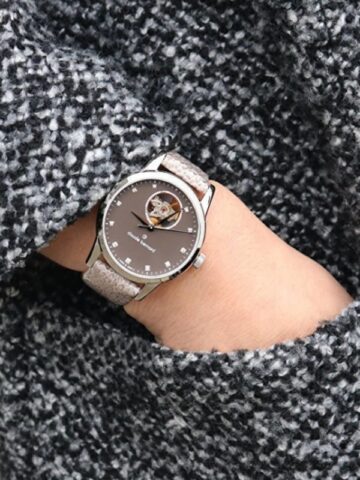 CLAUDE BERNARD CLASSIC AUTOMATIC OPEN HEART 85018-3-TAPN1