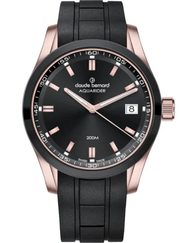 53029-357RNCA-NIR CLAUDE BERNARD AQUARIDER Date Ladies 53029-357RNCA-NIR