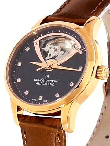54-1-1 CLAUDE BERNARD CLASSIC AUTOMATIC OPEN HEART 85018-37R-NIR3
