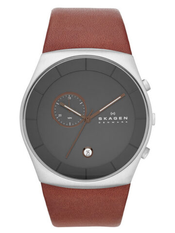 70-5 SKAGEN HAVENE CHRONOGRAPH LEATHER SKW6085