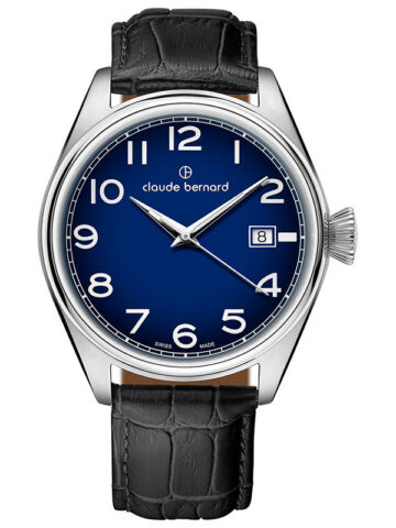 CLAUDE BERNARD PROUD HERITAGE 3 HANDS QUARTZ WITH SAPPHIRE 70203-3C-BUB
