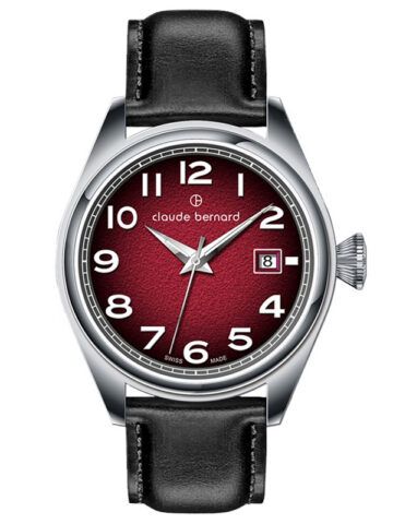 CLAUDE BERNARD PROUD HERITAGE 3 HANDS QUARTZ WITH SAPPHIRE 70203-3C-ROUB