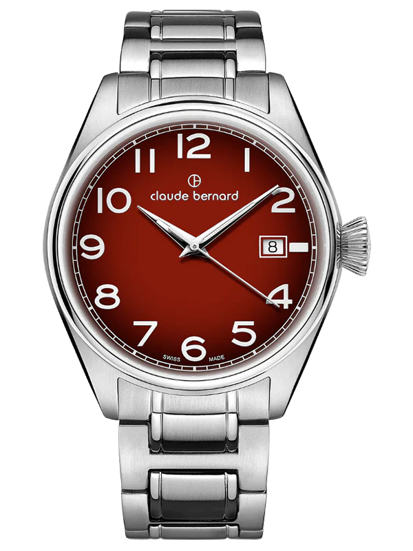 Ceas Claude Bernard Proud Heritage 3 Hands Quartz With Sapphiree 70203-3M-ROUB