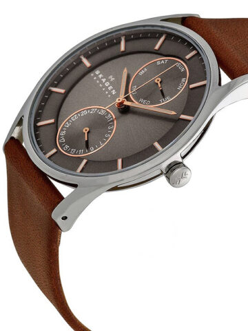 SKAGEN HOLST BROWN LEATHER SKW6086
