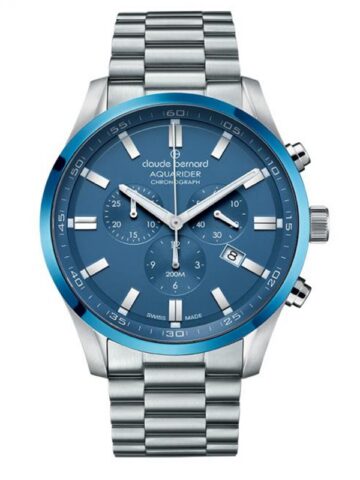 73 CLAUDE BERNARD AQUARIDER CHRONOGRAPH 10222-3MBU-BUIN