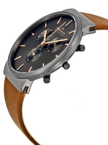 SKAGEN ANCHER LEATHER CHRONOGRAPH SKW6106