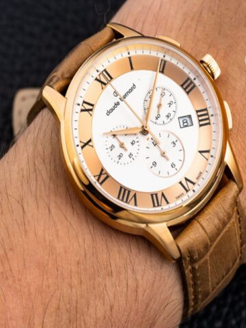 76-1 CLAUDE BERNARD CLASSIC CHRONOGRAPH 10237-37R-ARR