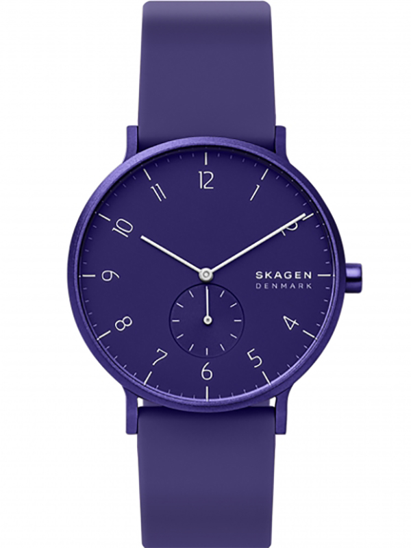 Часы Skagen Aaren Kulor Purple Silicone SKW2802