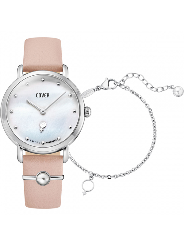 Ceas Cover Crazy Seconds Venus Pearl SET.CO1003.01