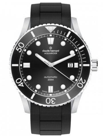 80129-3nbca-nib CLAUDE BERNARD AQUARIDER DIVING AUTOMATIC 80129-3NBCA-NIB