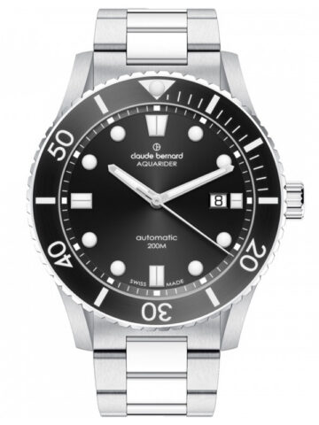 80129-3nbm-nib CLAUDE BERNARD AQUARIDER DIVING AUTOMATIC 80129-3NBM-NIB
